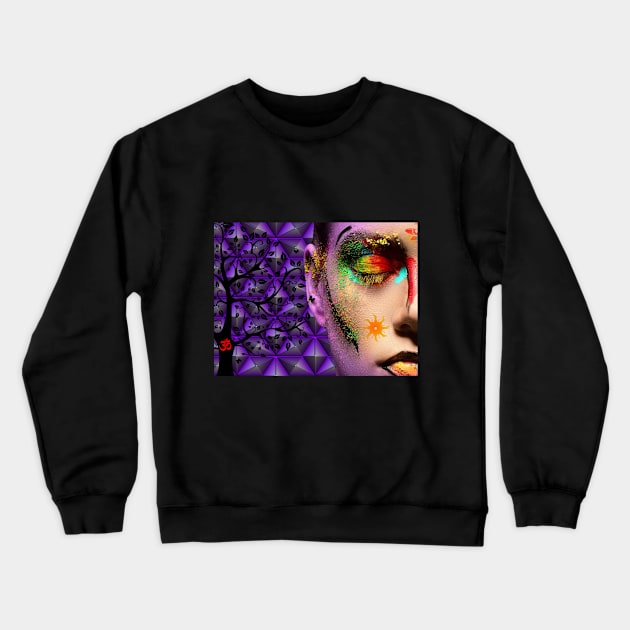 Dreaming... Crewneck Sweatshirt by ChaChaDivineArt